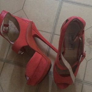 Jimmy Choo Ltd, orange size 39 heels